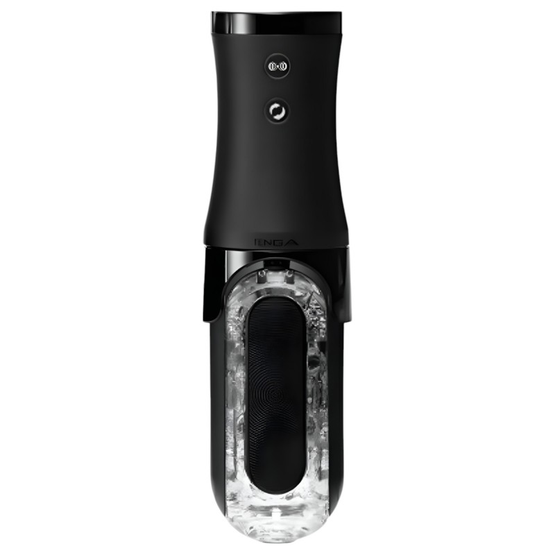 TENGA Flip 0 Electronic - automata maszturbátor férfiaknak (fekete) 162366 termék bemutató kép
