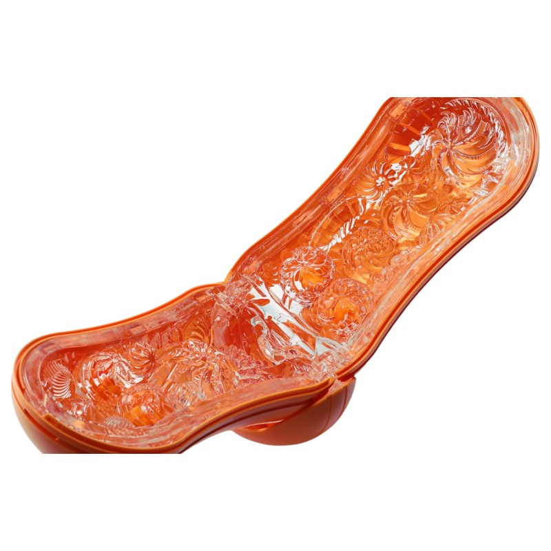 TENGA Flip Orb Pastaio - újrahasználható férfi maszturbátor (narancs) 163397 termék bemutató kép