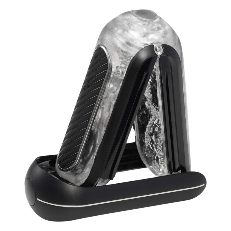 TENGA Flip Zero - erős maszturbátor (fekete) 95716 termék bemutató kép