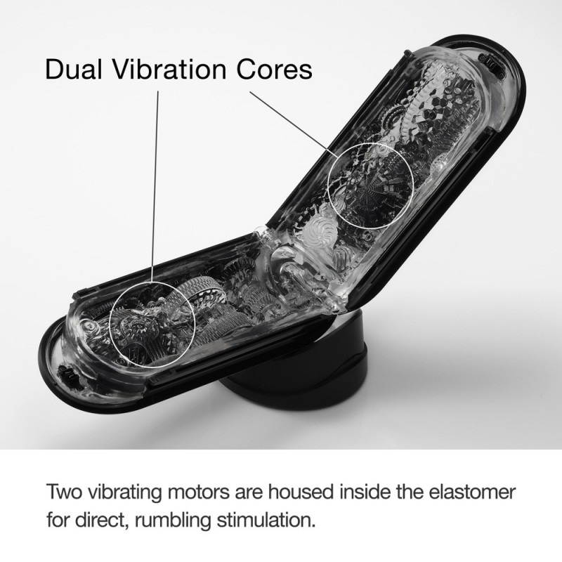 TENGA Flip Zero - erős maszturbátor (fekete) 95718 termék bemutató kép