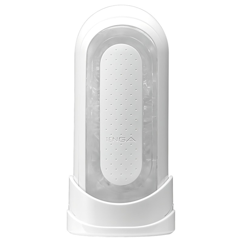 TENGA Flip Zero - szuper-maszturbátor férfiaknak (fehér) 157474 termék bemutató kép