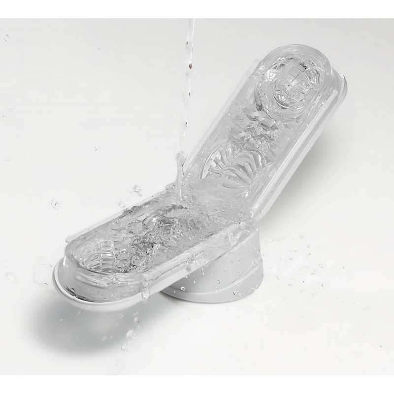 TENGA Flip Zero - szuper-maszturbátor férfiaknak (fehér) 157476 termék bemutató kép