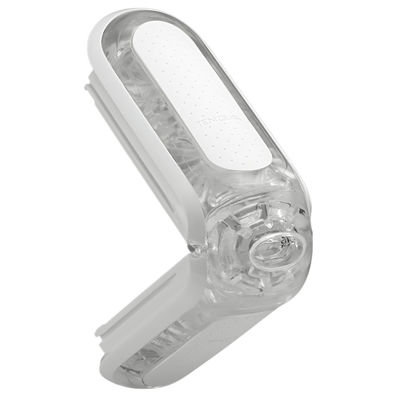 TENGA Flip Zero - szuper-maszturbátor férfiaknak (fehér) 157477 termék bemutató kép