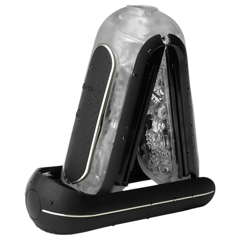 TENGA Flip Zero - vibrációs maszturbátor férfiaknak (fekete) 157682 termék bemutató kép