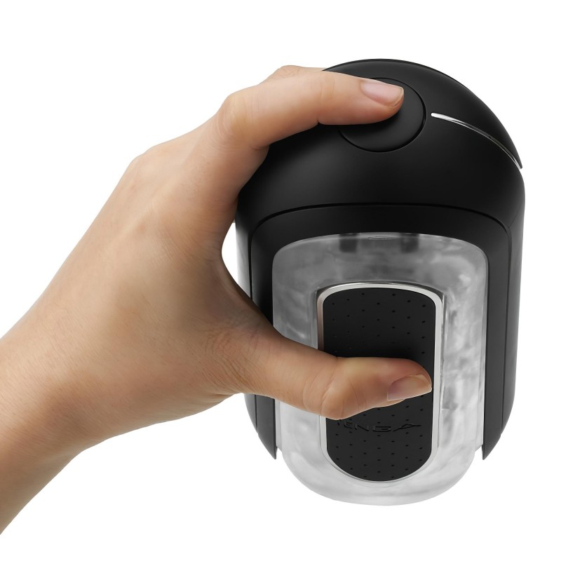 TENGA Flip Zero - vibrációs maszturbátor férfiaknak (fekete) 157684 termék bemutató kép