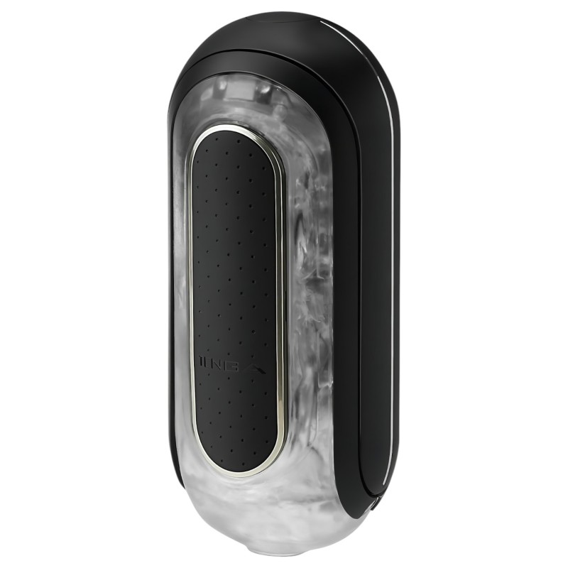 TENGA Flip Zero - vibrációs maszturbátor férfiaknak (fekete) 157685 termék bemutató kép