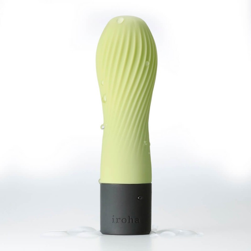 TENGA Iroha Zen - Matcha szuper puha szilikon vibrátor (zöld) 58813 termék bemutató kép