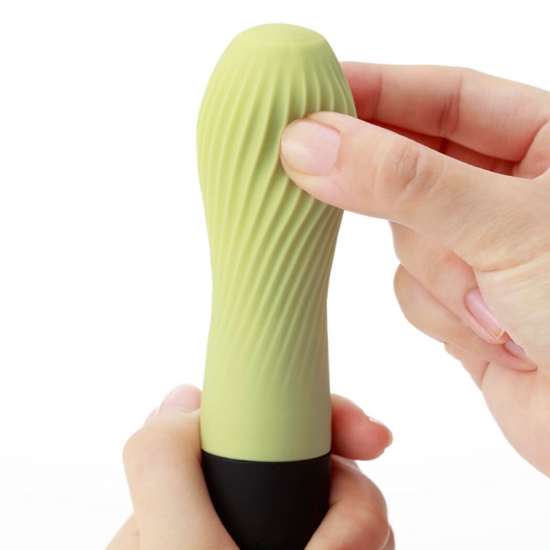 TENGA Iroha Zen - Matcha szuper puha szilikon vibrátor (zöld) 58814 termék bemutató kép