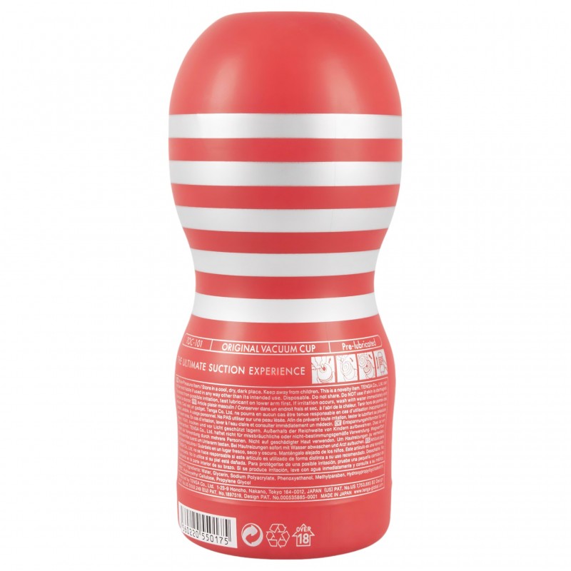 TENGA Original Vacuum - mélytorok, maszturbátor férfiaknak (puha) 157190 termék bemutató kép