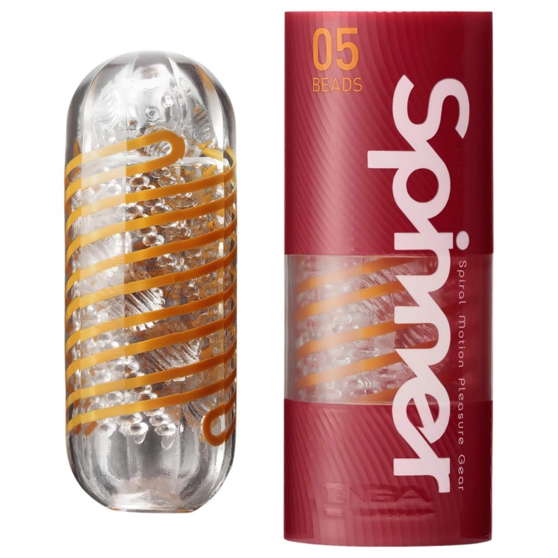 TENGA Spinner Beads - maszturbátor férfiaknak (átlátszó) 158576 termék bemutató kép