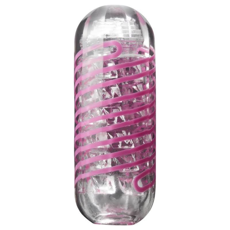 TENGA Spinner Brick - maszturbátor férfiaknak (átlátszó) 158655 termék bemutató kép