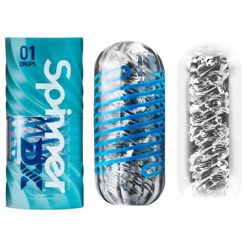 TENGA Spinner DX - maszturbátor (átlátszó) 123014 termék bemutató kép