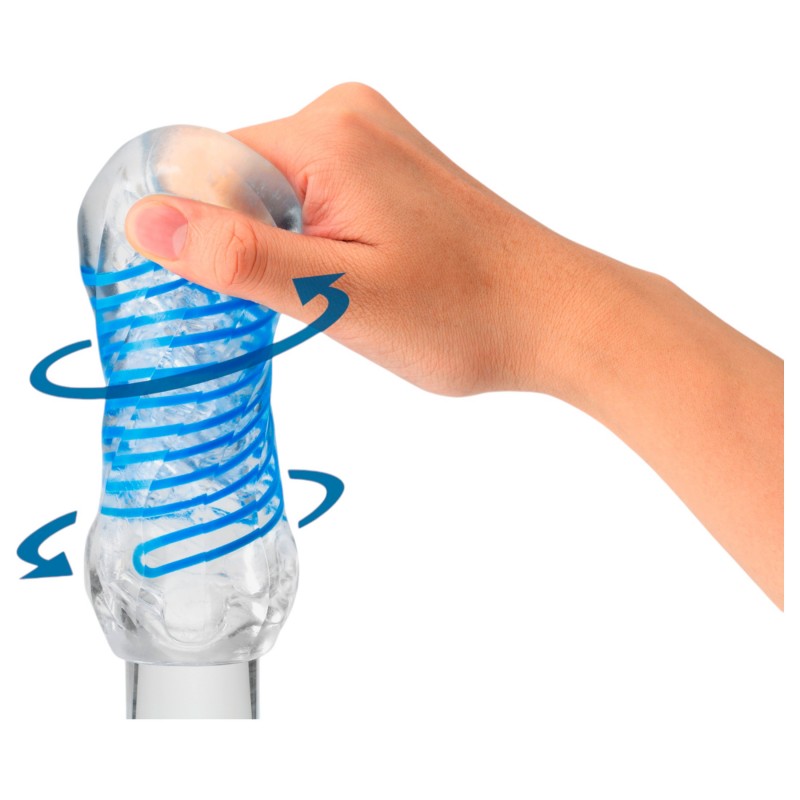 TENGA Spinner DX - maszturbátor (átlátszó) 123016 termék bemutató kép