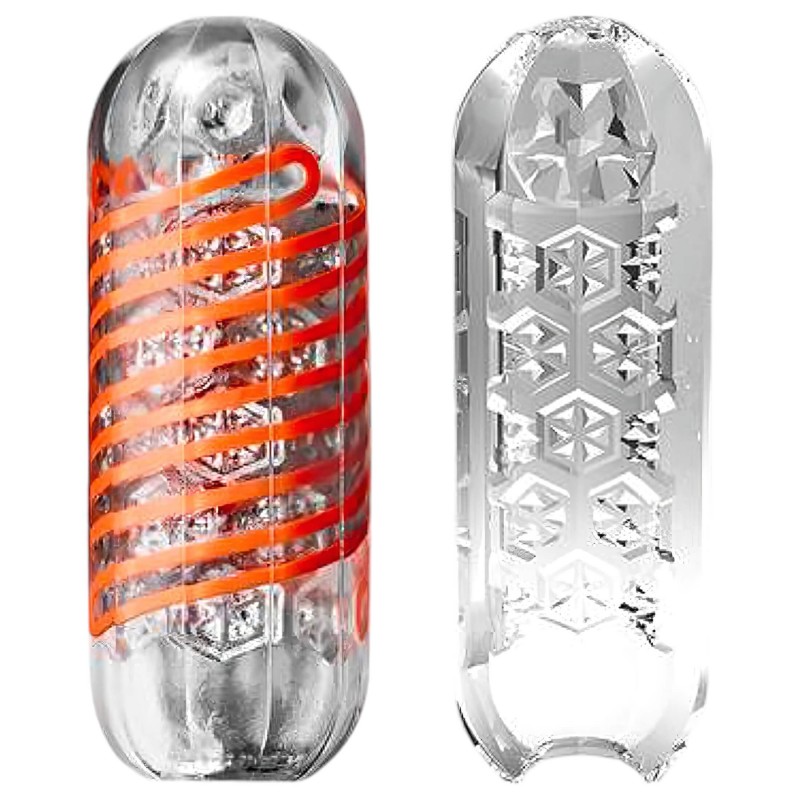 TENGA Spinner Hexa - maszturbátor férfiaknak (átlátszó) 158617 termék bemutató kép