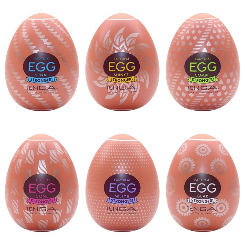 TENGA - Stronger tojás maszturbátor szett férfiaknak - 6 db 162360 termék bemutató kép