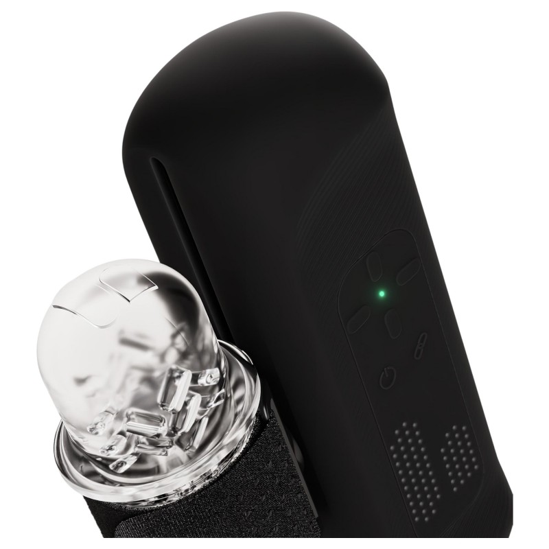 The Handy 2 Pro – Interaktív maszturbátor, férfiaknak (fekete) 129100 termék bemutató kép