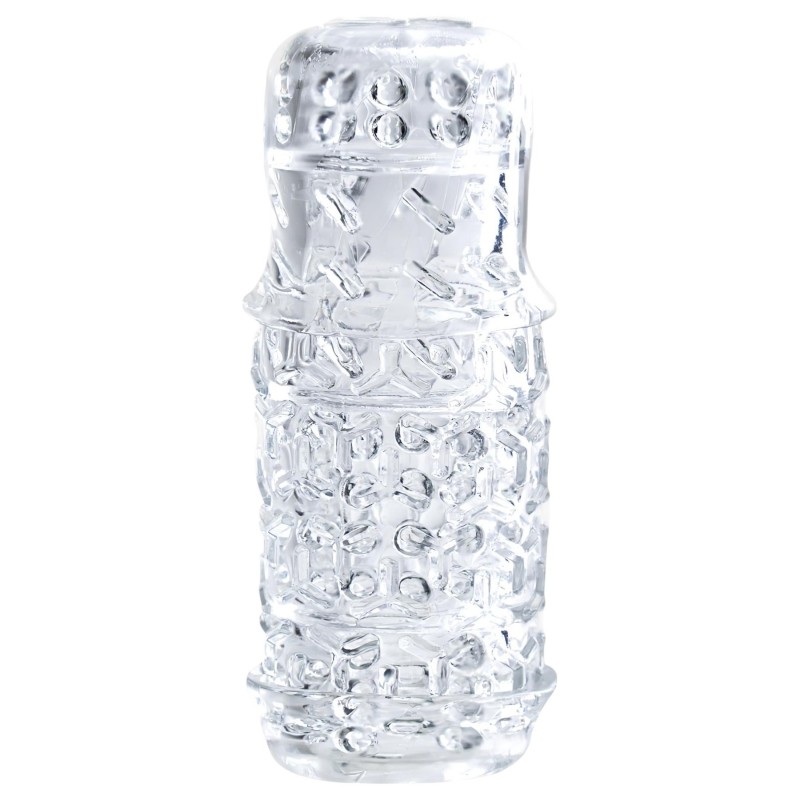 The Handy TrueGrip Gen 2 Sleeve - maszturbátor férfiaknak (átlátszó) 163097 termék bemutató kép