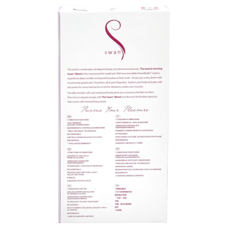 The Swan Wand - akkus masszírozó vibrátor (pink) 127667 termék bemutató kép