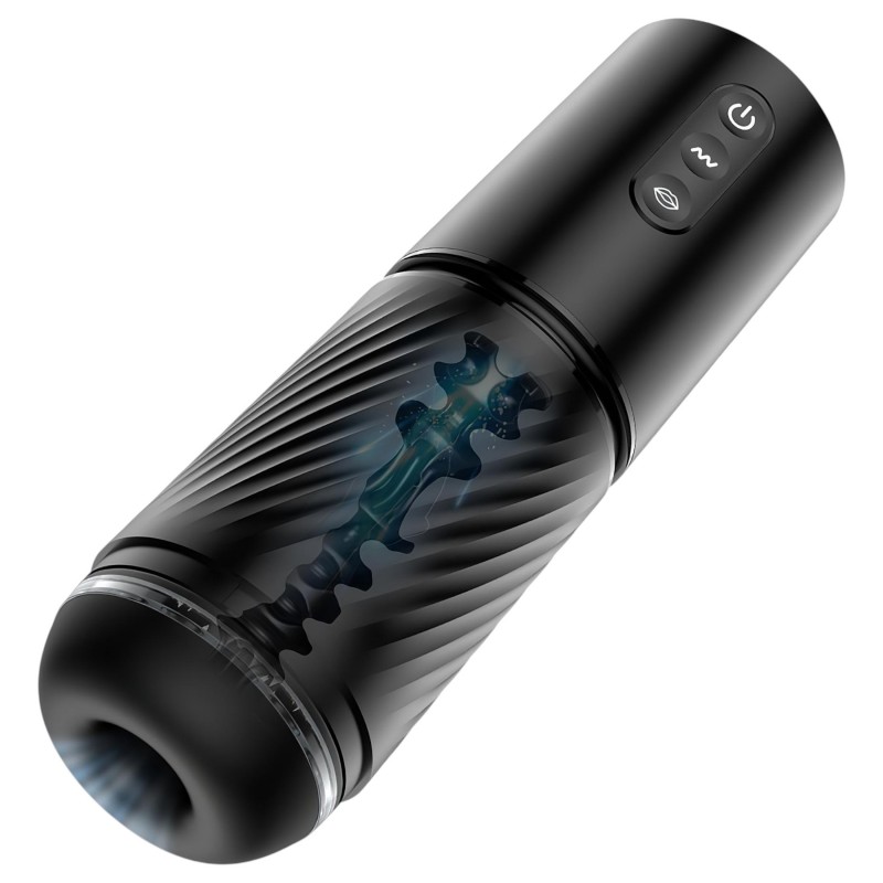 Titanz Auto Suck - automata szívó maszturbátor férfiaknak (fekete) 168397 termék bemutató kép