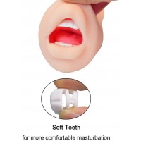 Tracy's Dog Cup - élethű műszáj maszturbátor fogakkal (natúr) 38956 termék bemutató kép