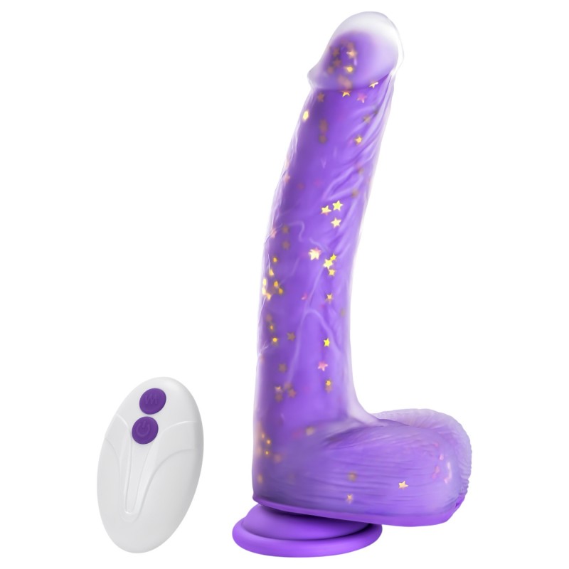 Tracy's Dog Jelivoy - élethű vibrátor - 22 cm (lila) 134221 termék bemutató kép