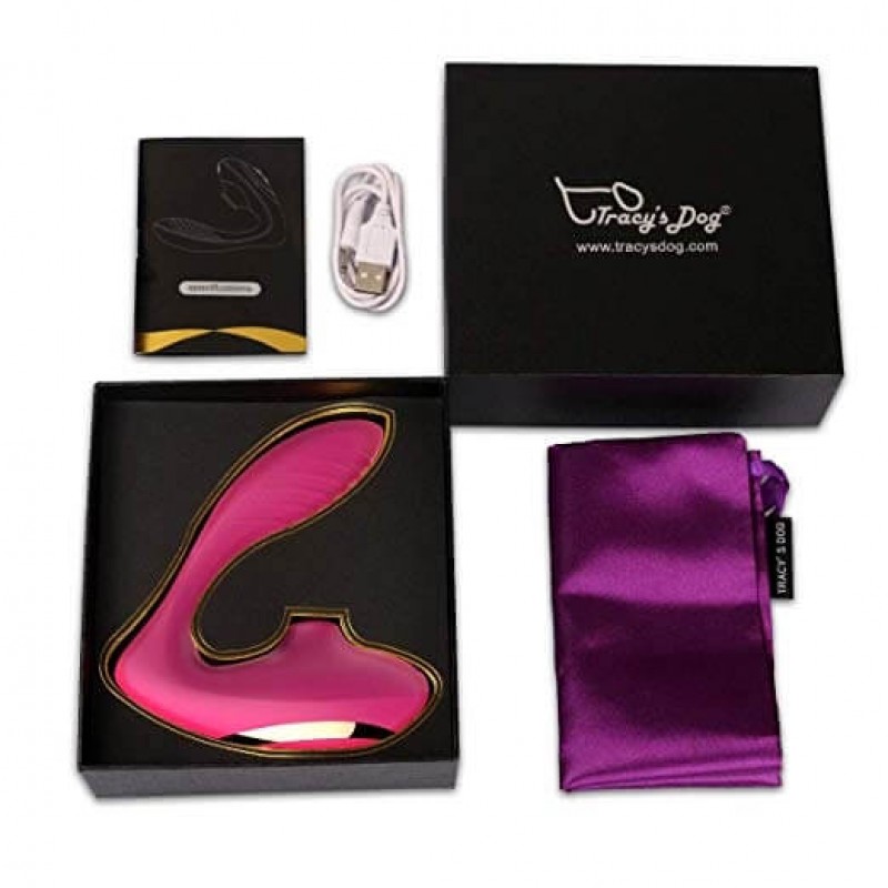 Tracy's Dog OG - G-pont vibrátor és csiklóizgató (pink) 82028 termék bemutató kép