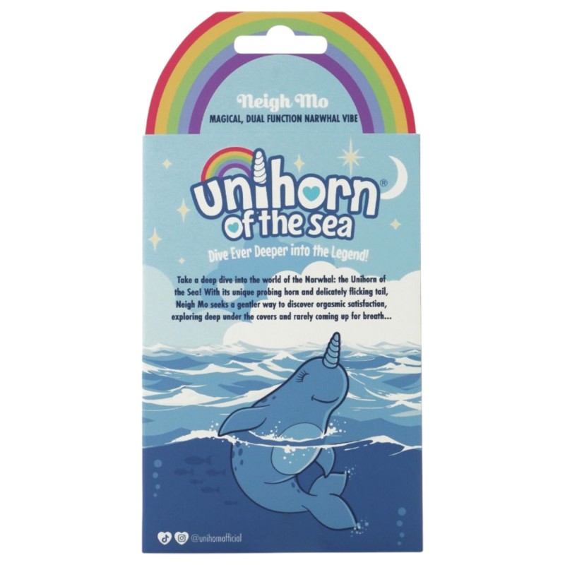 Unihorn Of The Sea - akkus narvál csiklóizgató (kék) 119595 termék bemutató kép
