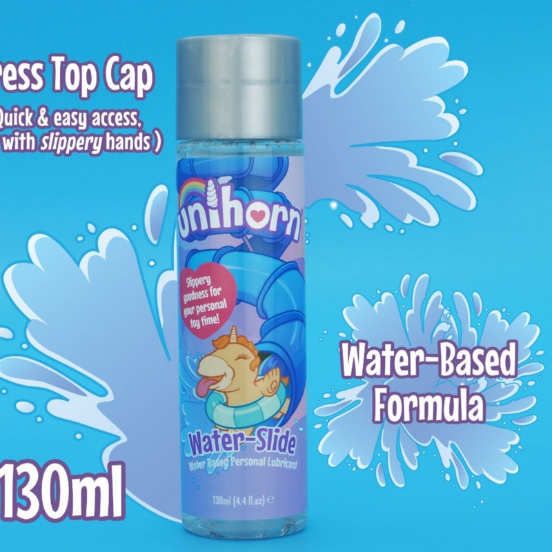 Unihorn Water-Slide - vízbázisú síkosító (130ml) 119572 termék bemutató kép