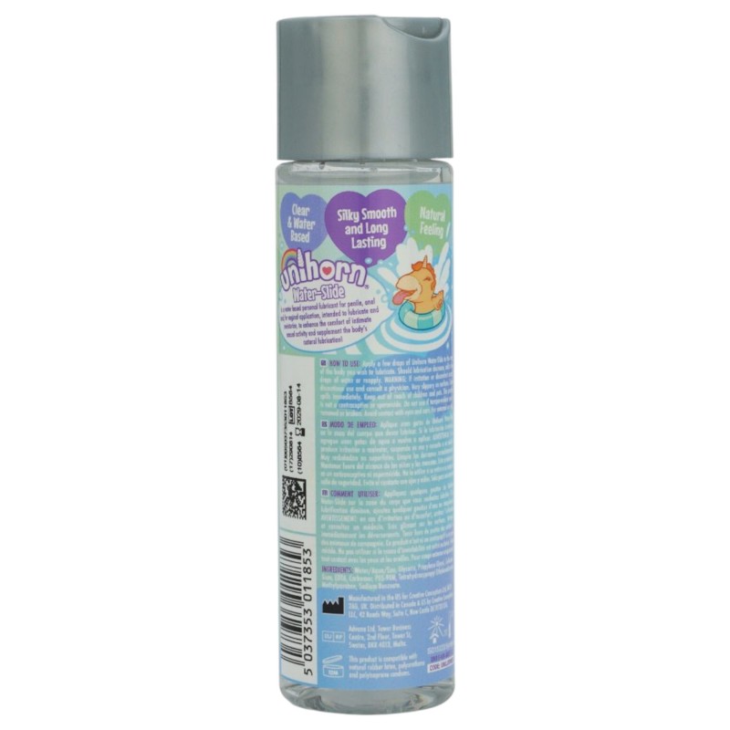 Unihorn Water-Slide - vízbázisú síkosító (130 ml) 119574 termék bemutató kép