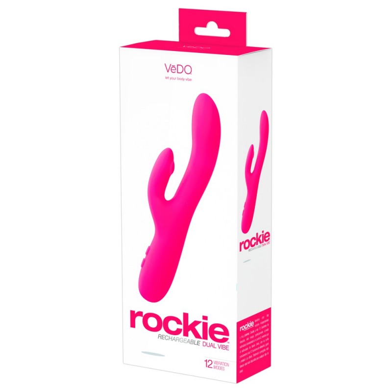 VeDO Rockie - akkus, csiklókaros G-pont vibrátor (pink) 72770 termék bemutató kép