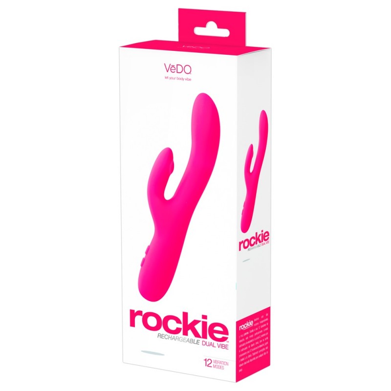 VeDO Rockie - akkus, csiklókaros G-pont vibrátor (pink) 72770 termék bemutató kép