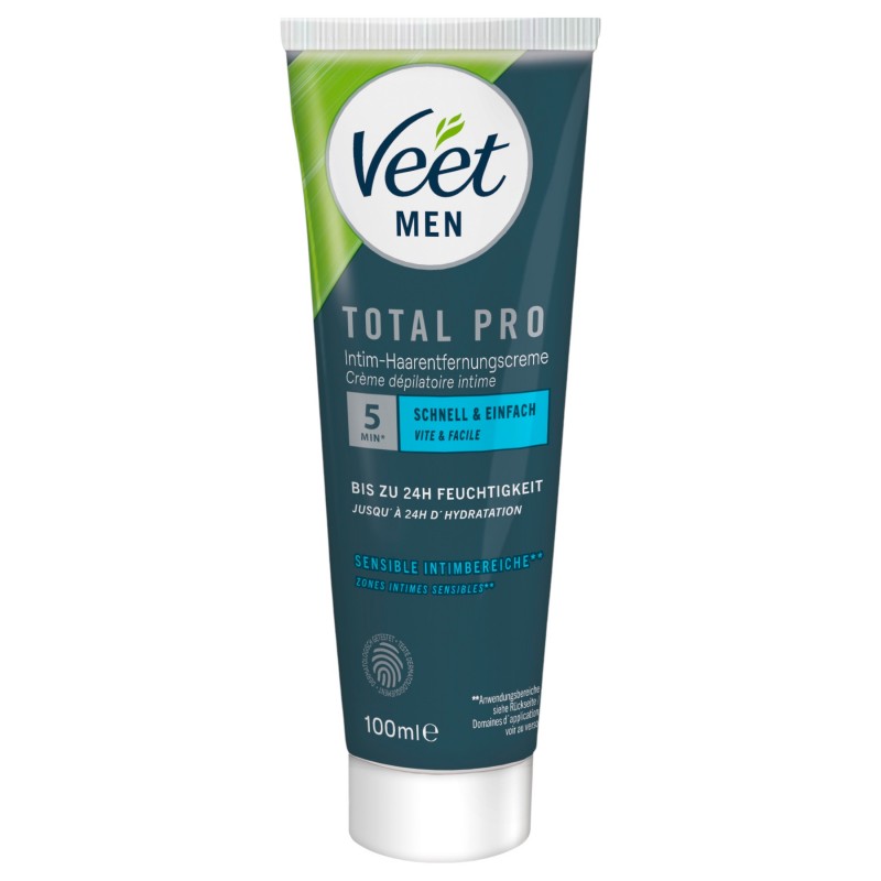 Veet - intim szőrtelenítő krém és balzsam férfiaknak (100ml+50ml) 128285 termék bemutató kép