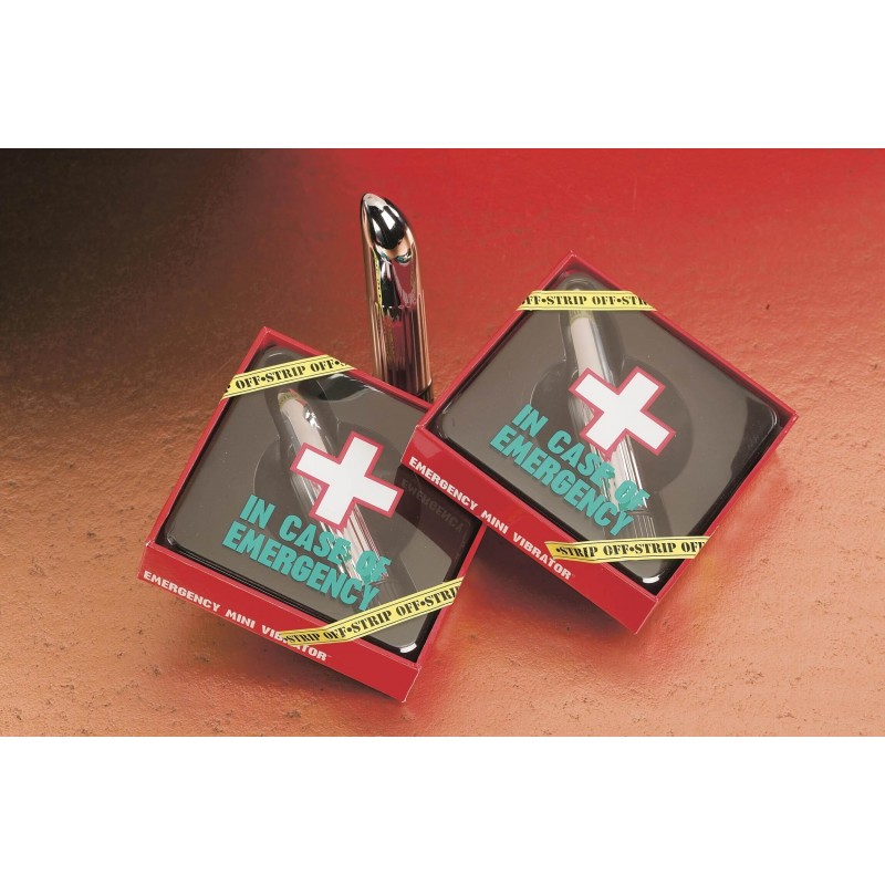 Vész esetén kinyitni - rúdvibrátor (ezüst) 11862 termék bemutató kép