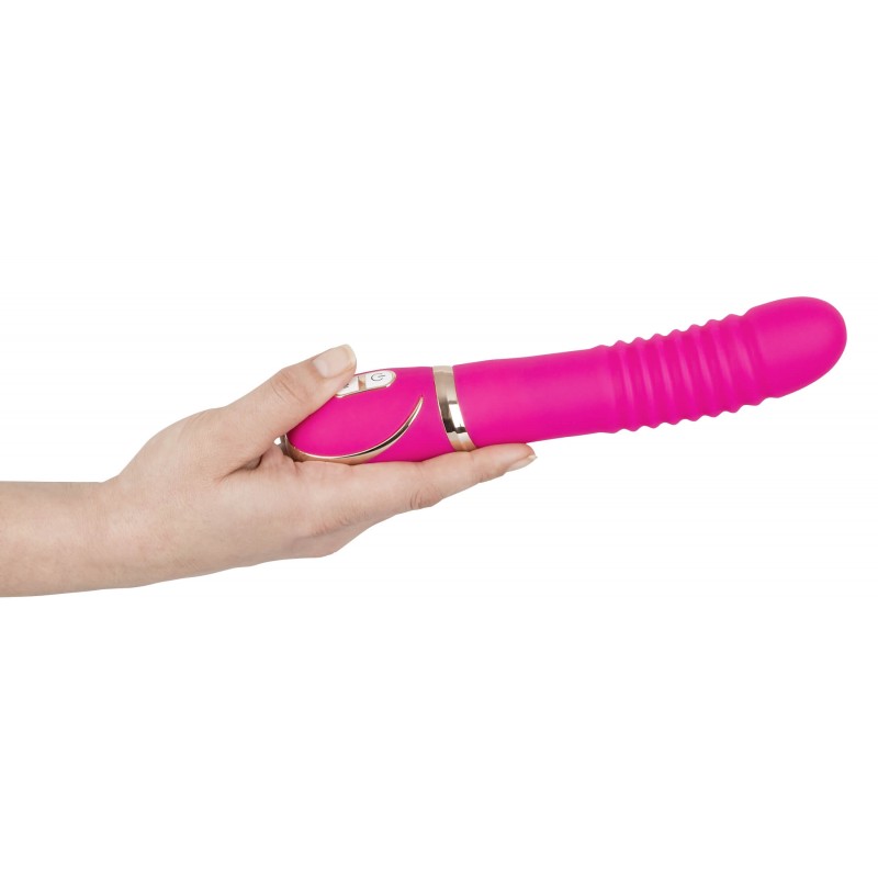 Vibe Couture Pleats - Bordás vibrátor (pink) 14483 termék bemutató kép