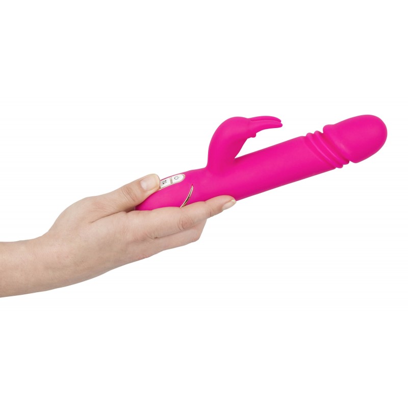 Vibe Couture Rabbit Skater - Nyuszis, lökő vibrátor (pink) 9484 termék bemutató kép