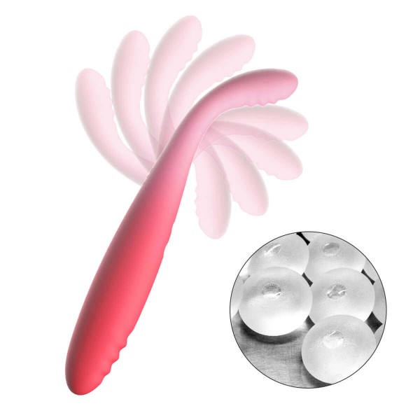 Vibeconnect Ridmii - akkus, melegítős G-pont vibrátor (pink)