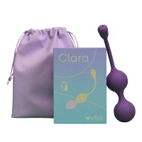 Vibio Clara - okos, akkus, vibrációs gésagolyó (lila) 55403 termék bemutató kép