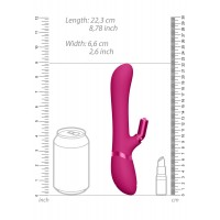 Vive Chou - akkus, cserélhető fejes csiklókaros vibrátor (pink) 75112 termék bemutató kép