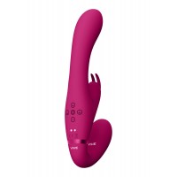 Vive Suki - akkus, tartópánt nélküli felcsatolható vibrátor (pink) 81550 termék bemutató kép