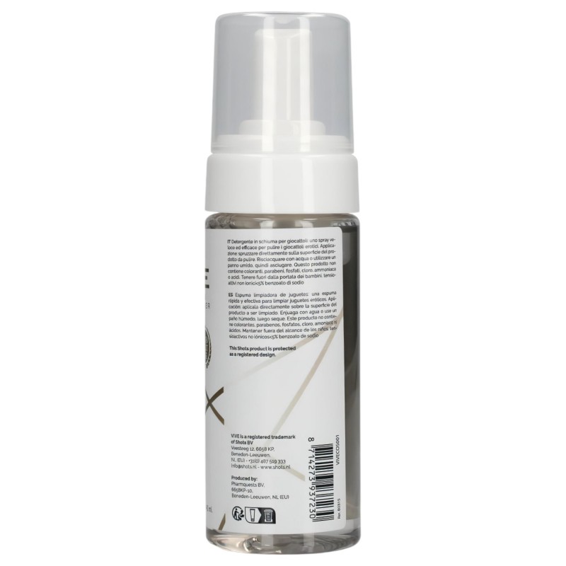 Vive - szexjáték tisztító hab (140 ml) 132628 termék bemutató kép