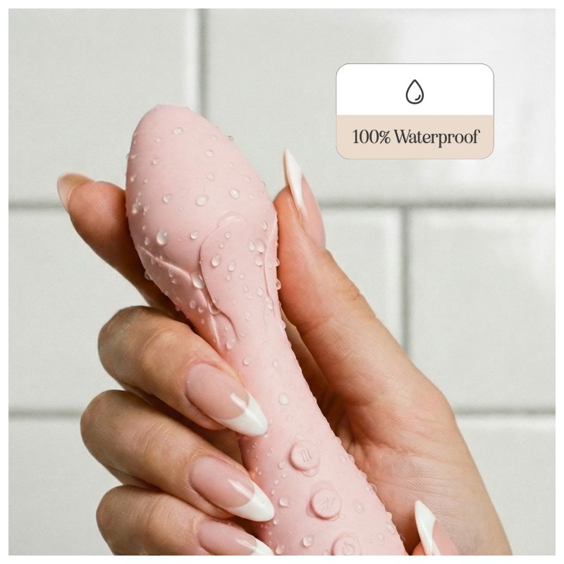 Vush Fleur - akkus, vízálló masszírozó vibrátor (pink) 151078 termék bemutató kép
