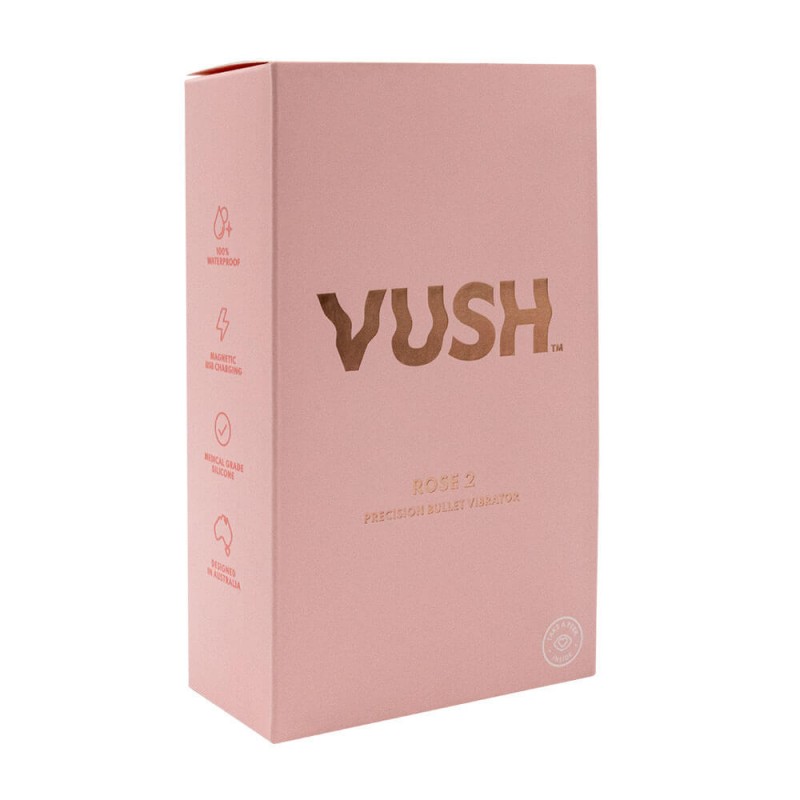 Vush The Rose 2 - akkus, vízálló masszírozó vibrátor (pink) 46717 termék bemutató kép