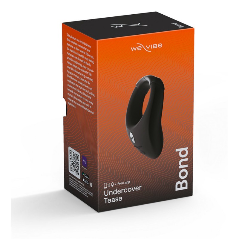 We-Vibe Bond - okos vibrációs péniszgyűrű (fekete) 87055 termék bemutató kép