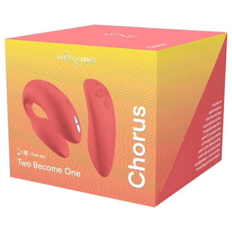 We-Vibe Chorus - app-vezérelt párvibrátor pároknak (narancs) 160065 termék bemutató kép