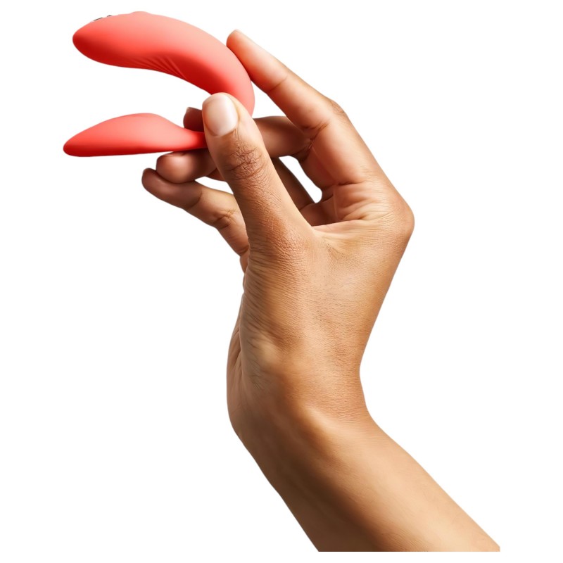 We-Vibe Chorus - app-vezérelt párvibrátor pároknak (narancs) 160058 termék bemutató kép