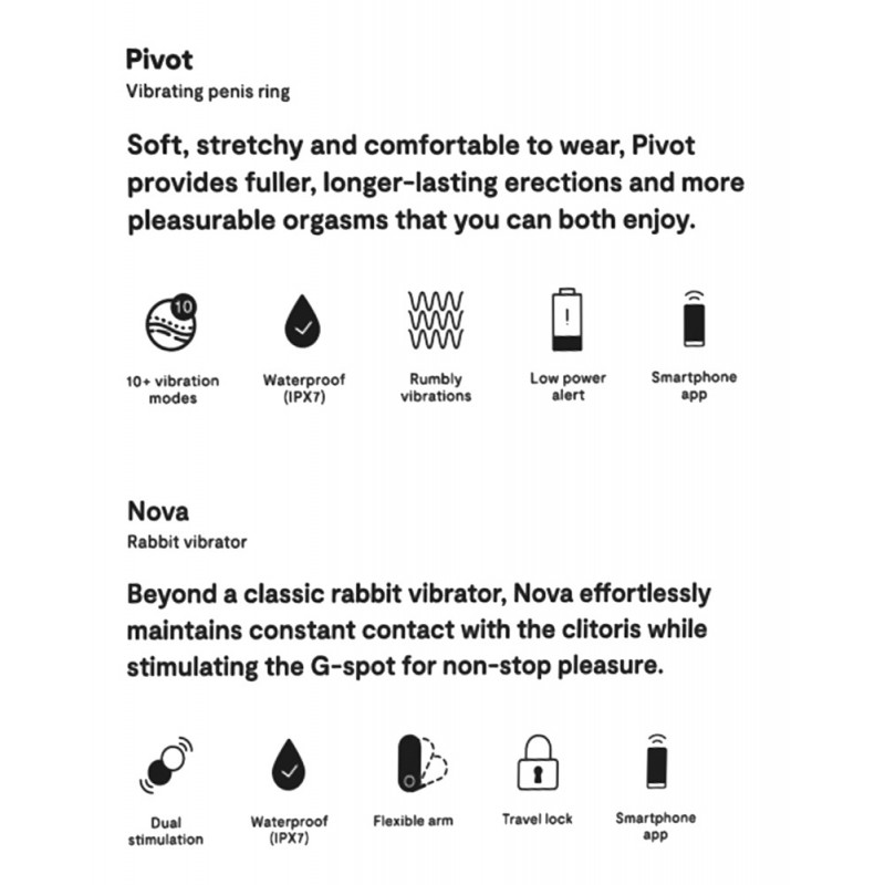 We-Vibe Date Night - páros vibrátor szett (2 részes) 50521 termék bemutató kép