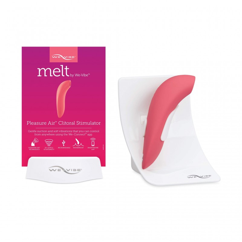 We-Vibe Melt - akkus, vízálló okos csiklóizgató (korall) 32045 termék bemutató kép