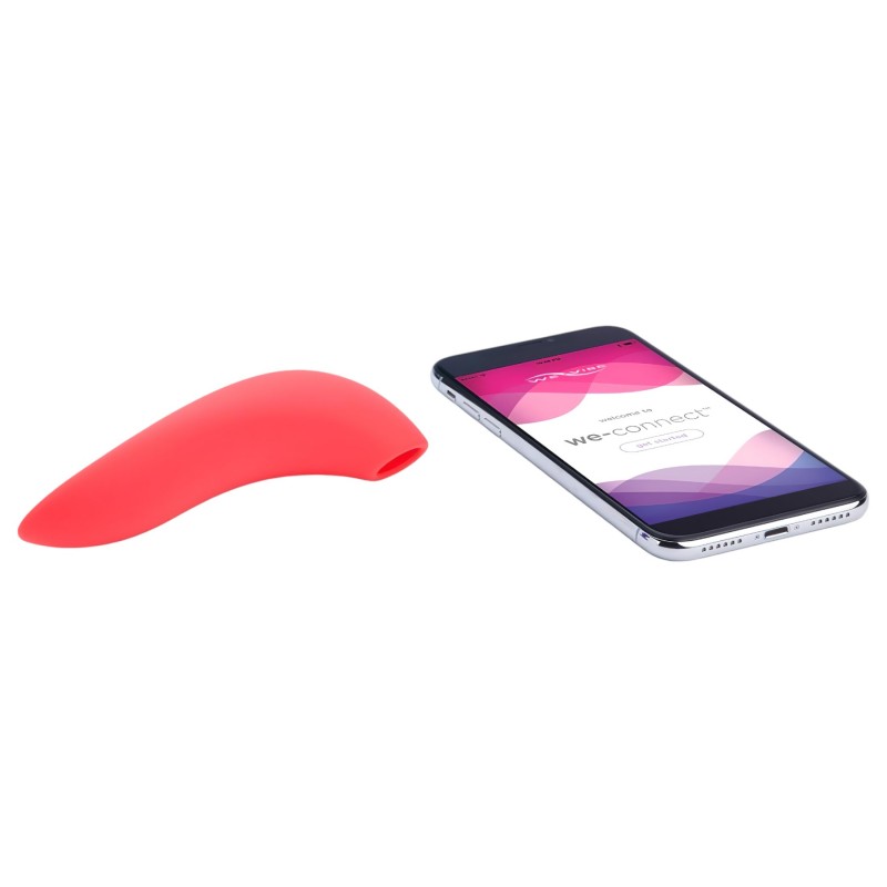 We-Vibe Melt - akkus, vízálló okos csiklóizgató (korall) 102704 termék bemutató kép