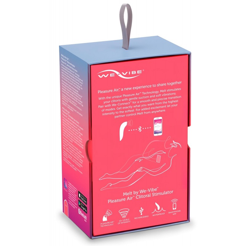 We-Vibe Melt - akkus, vízálló okos csiklóizgató (korall) 138763 termék bemutató kép