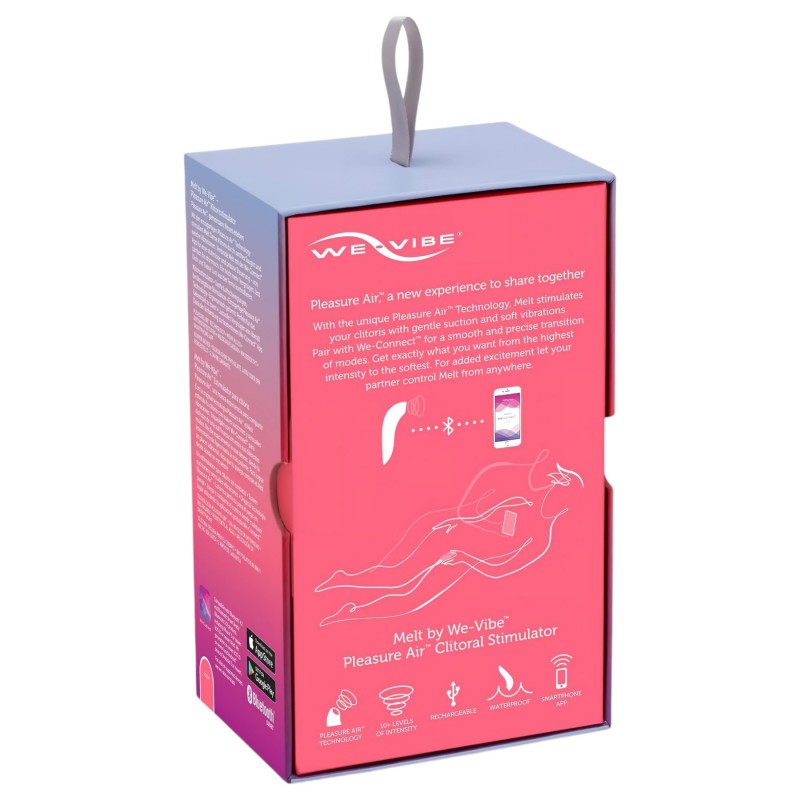 We-Vibe Melt - akkus, vízálló okos csiklóizgató (korall) 138766 termék bemutató kép